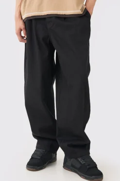 Balloon Fit Jeans In Black | BoohooMAN UK