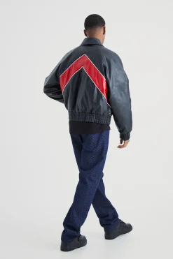 Baseball Denim Shirt And Jeans Set | BoohooMAN UK