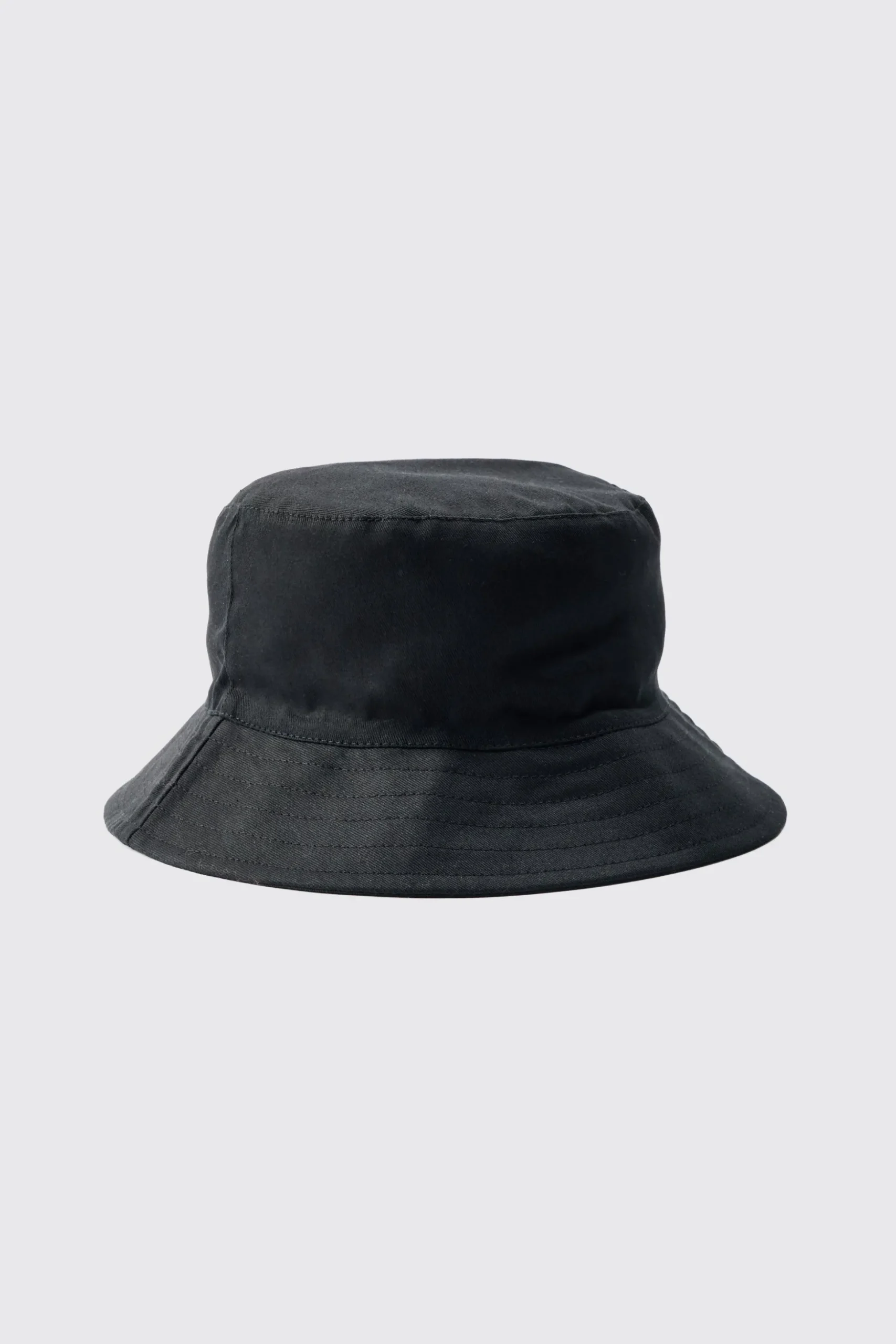 Basic Bucket Hat In Black | BoohooMAN UK