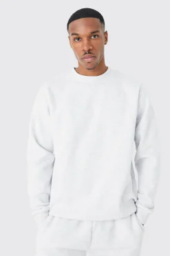 Basic Crew Neck Sweatshirt | BoohooMAN UK