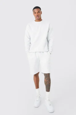 Basic Crew Neck Sweatshirt | BoohooMAN UK