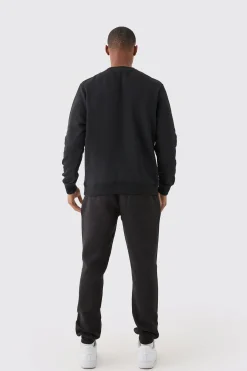 Basic Crew Neck Sweatshirt | BoohooMAN UK