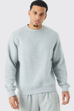 Basic Crew Neck Sweatshirt | BoohooMAN UK