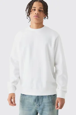 Basic Crew Neck Sweatshirt | BoohooMAN UK