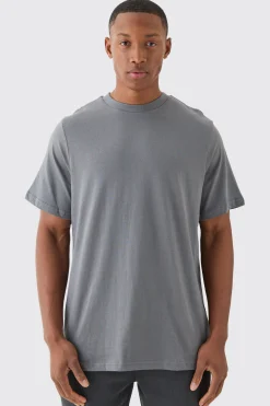 Basic Crew Neck T-shirt | BoohooMAN UK