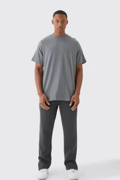 Basic Crew Neck T-shirt | BoohooMAN UK