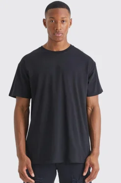 Basic Crew Neck T-shirt | BoohooMAN UK