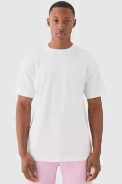 Basic Crew Neck T-shirt | BoohooMAN UK