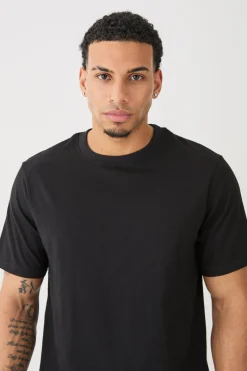 Basic Crew Neck T-shirt | BoohooMAN UK