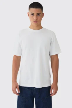 Basic Crew Neck T-shirt | BoohooMAN UK
