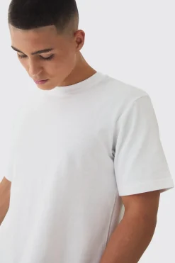 Basic Crew Neck T-shirt | BoohooMAN UK