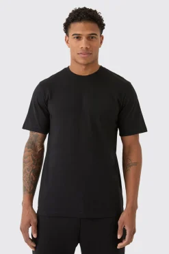 Basic Crew Neck T-shirt | BoohooMAN UK