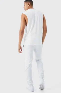 Basic Drop Armhole Tank | BoohooMAN UK