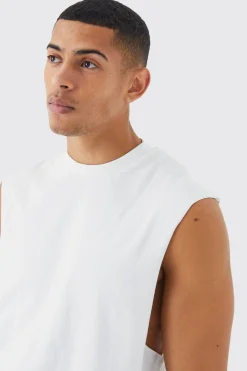 Basic Drop Armhole Tank | BoohooMAN UK