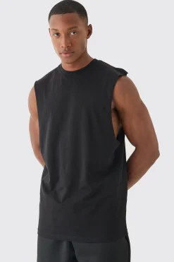 Basic Drop Armhole Tank | BoohooMAN UK