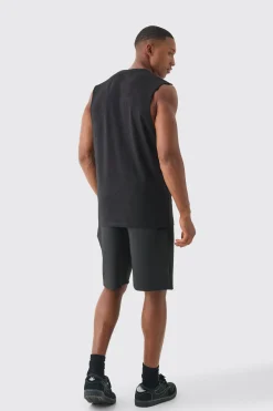 Basic Drop Armhole Tank | BoohooMAN UK