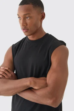 Basic Drop Armhole Tank | BoohooMAN UK