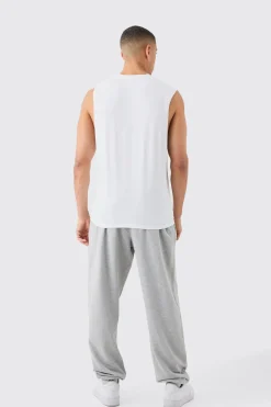 Basic Drop Armhole Tank | BoohooMAN UK