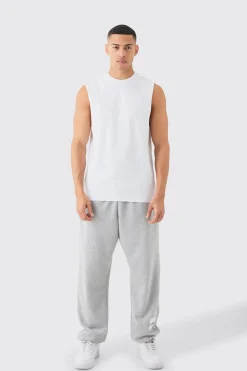 Basic Drop Armhole Tank | BoohooMAN UK