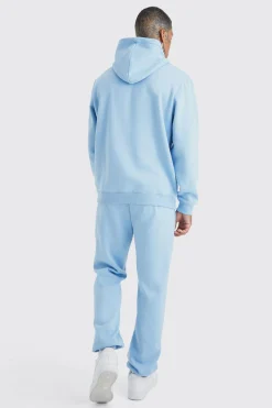 Basic Hooded Tracksuit | BoohooMAN UK