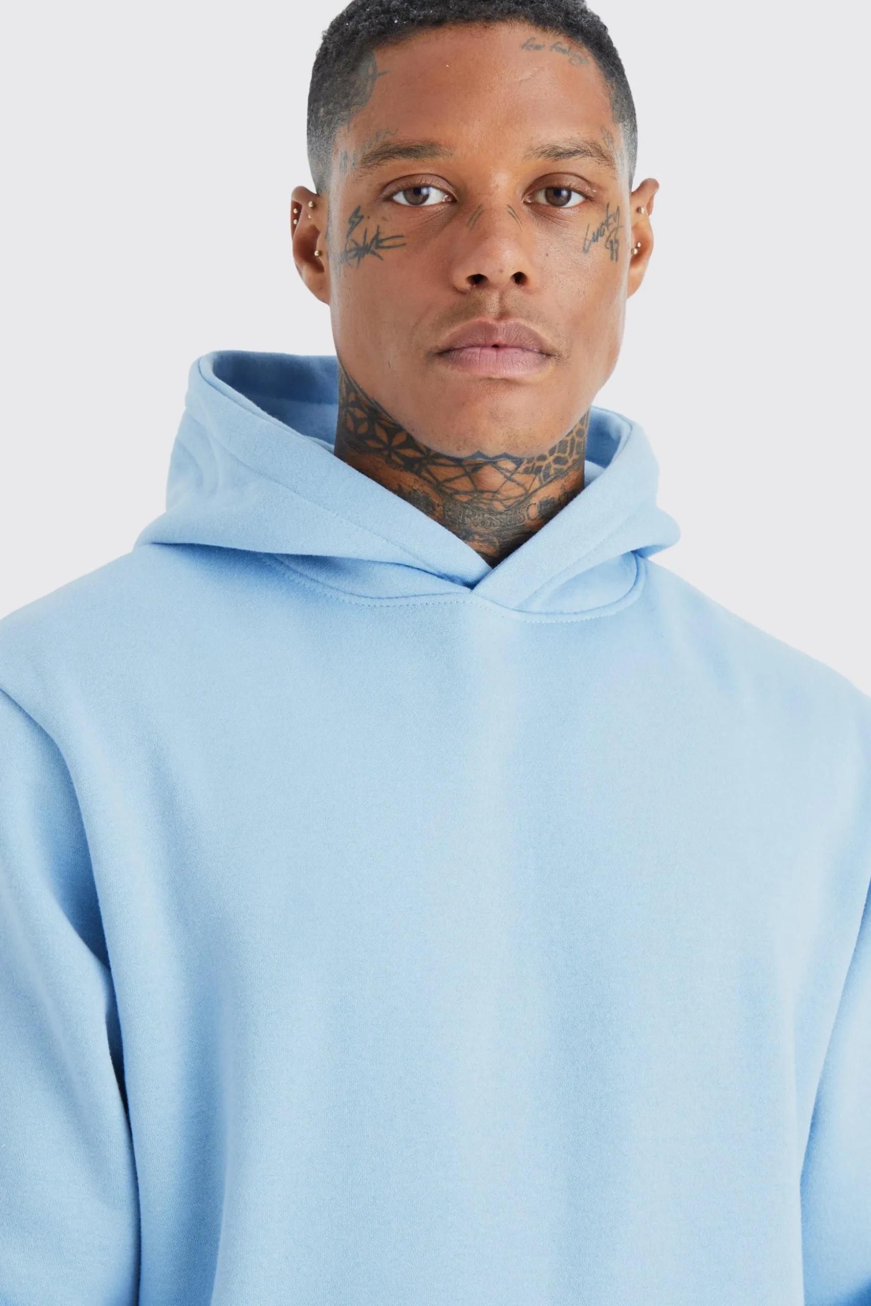 Basic Hooded Tracksuit | BoohooMAN UK