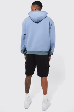 Basic Loose Mid Length Jersey Cargo Short | BoohooMAN UK
