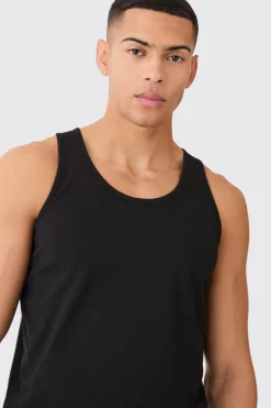 Basic Man Dash Vest | BoohooMAN UK