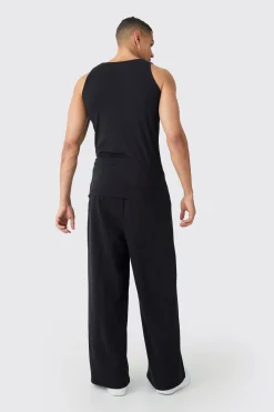 Basic Muscle Fit Vest | BoohooMAN UK