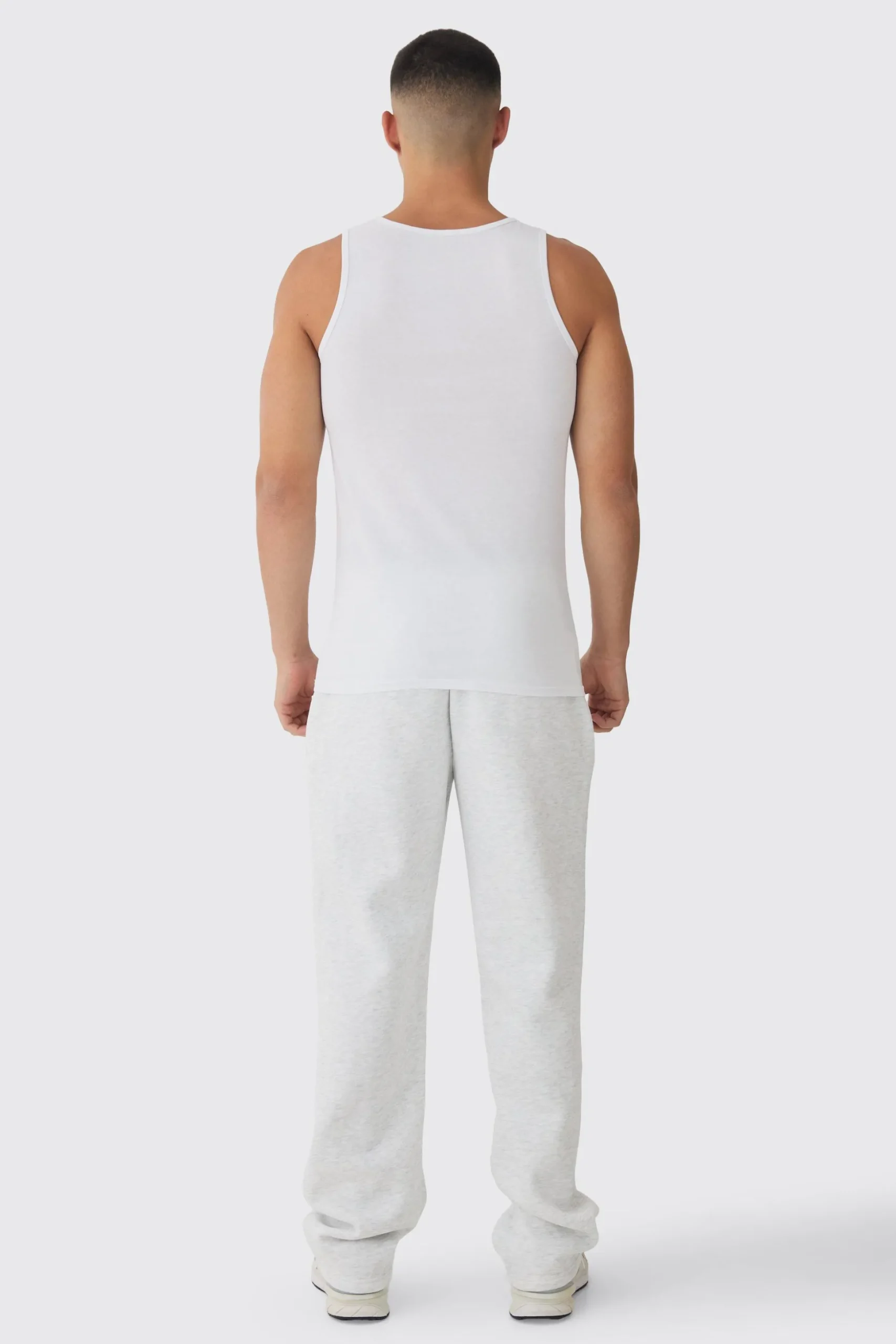 Basic Muscle Fit Vest | BoohooMAN UK