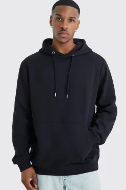 Basic Over The Head Hoodie | BoohooMAN UK