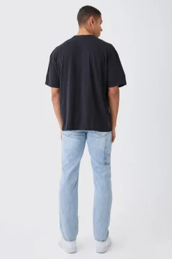 Basic Oversized Crew Neck T-shirt | BoohooMAN UK