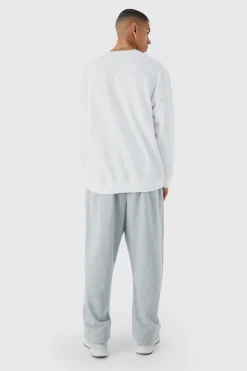 Basic Oversized Crew Neck Sweatshirt | BoohooMAN UK