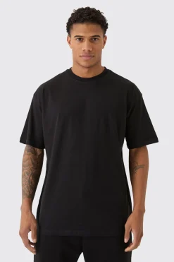 Basic Oversized Crew Neck T-shirt | BoohooMAN UK