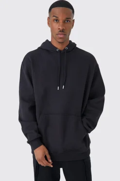 Basic Oversized Over The Head Hoodie | BoohooMAN UK