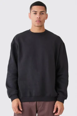 Basic Oversized Sweatshirt | BoohooMAN UK