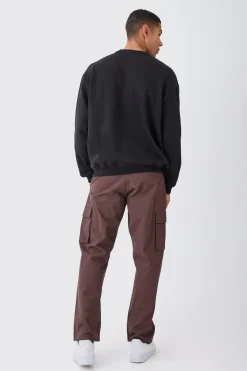 Basic Oversized Sweatshirt | BoohooMAN UK