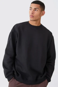 Basic Oversized Sweatshirt | BoohooMAN UK