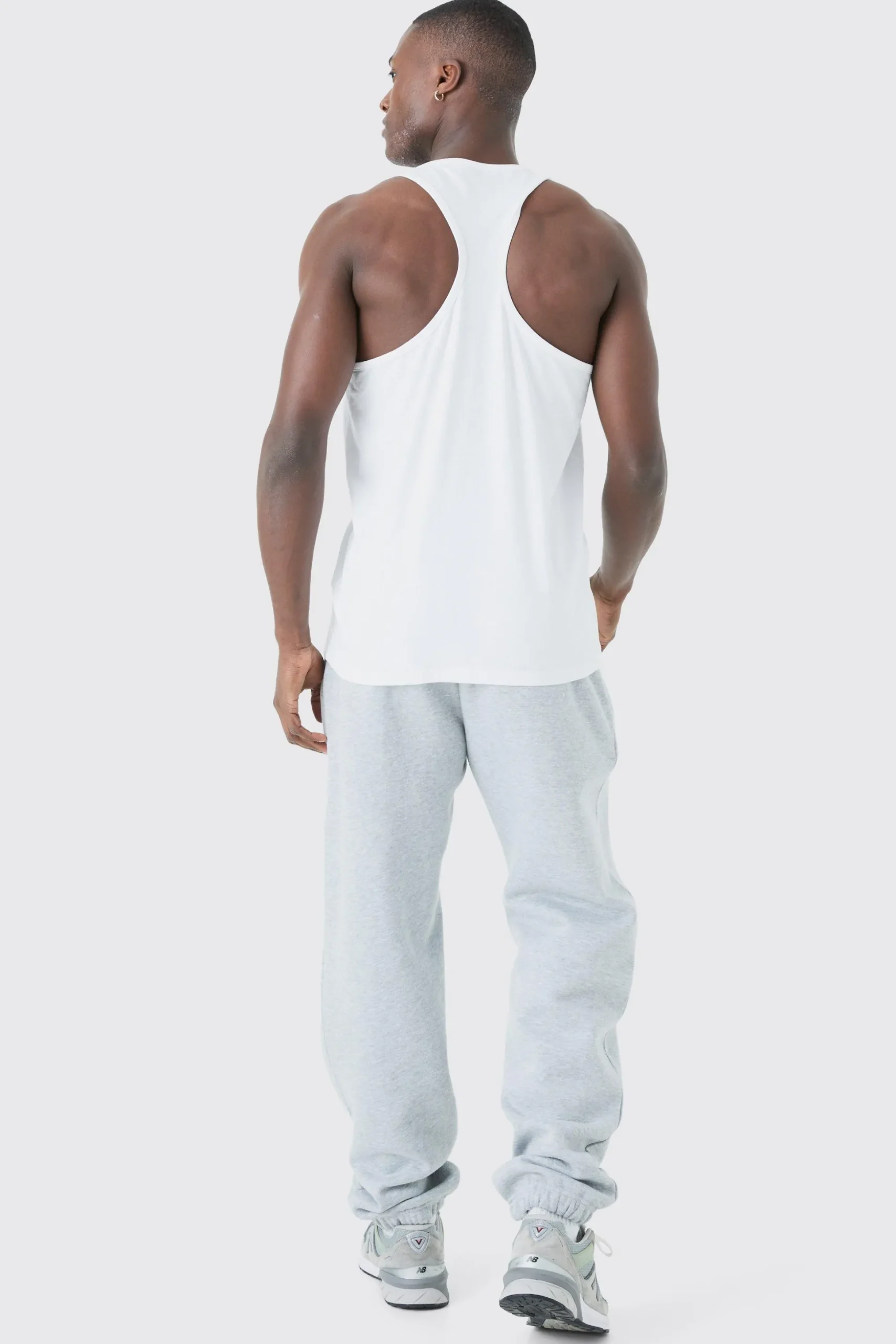 Basic Racer Back Vest | BoohooMAN UK
