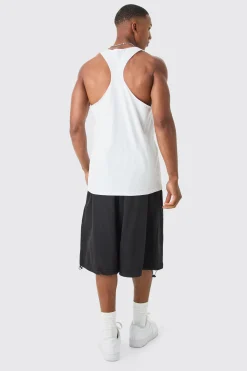 Basic Racer Back Vest | BoohooMAN UK