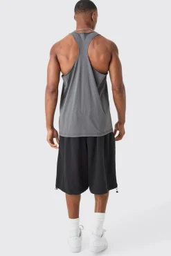 Basic Racer Back Vest | BoohooMAN UK