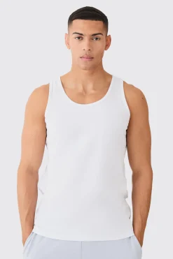 Basic Vest | BoohooMAN UK