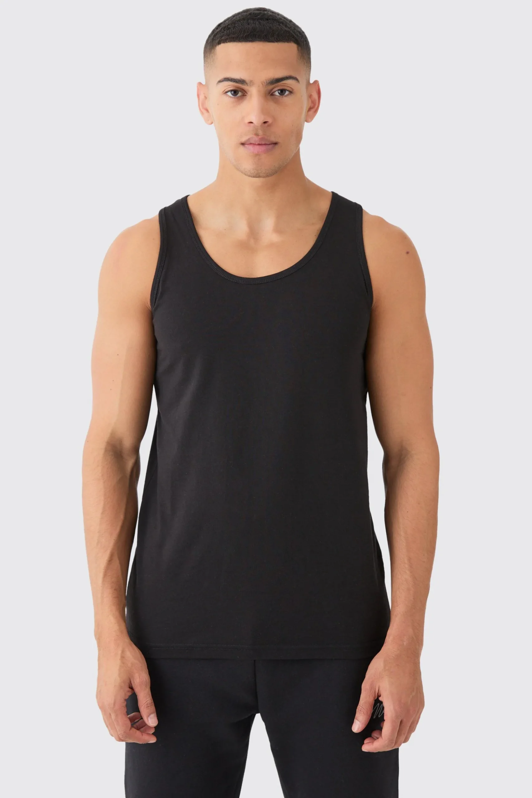 Basic Vest | BoohooMAN UK