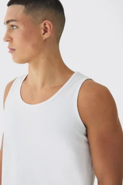Basic Vest | BoohooMAN UK