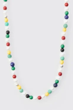 Beaded Necklace | BoohooMAN UK