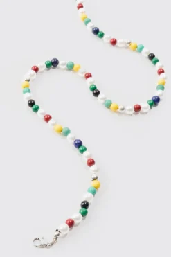 Beaded Necklace | BoohooMAN UK