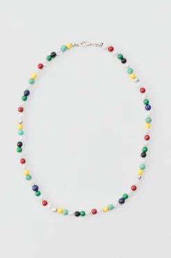Beaded Necklace | BoohooMAN UK