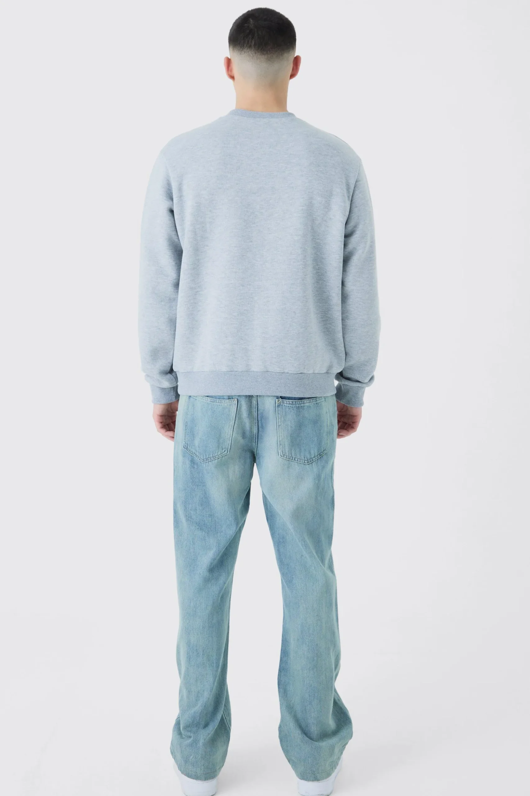 Beverley Hills Varsity Sweatshirt | BoohooMAN UK