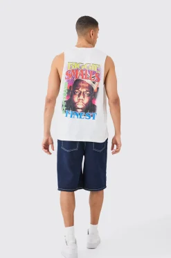 Biggie Smalls License Tank | BoohooMAN UK