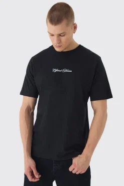 Blossom Back Printed T-Shirt | BoohooMAN UK
