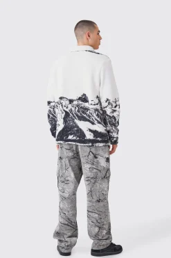 Borg Simple Mountain Overshirt | BoohooMAN UK